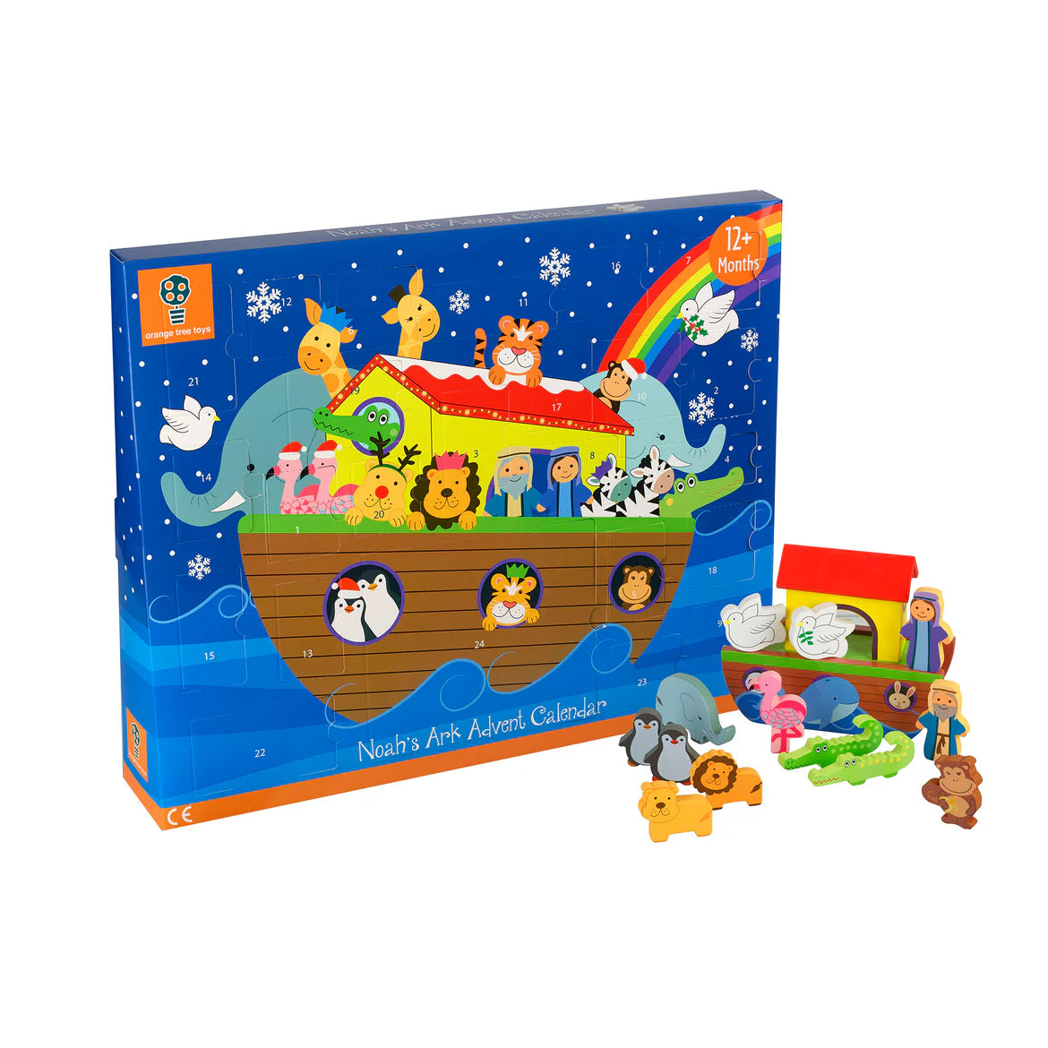 Noahs Ark Wooden Advent Calendar