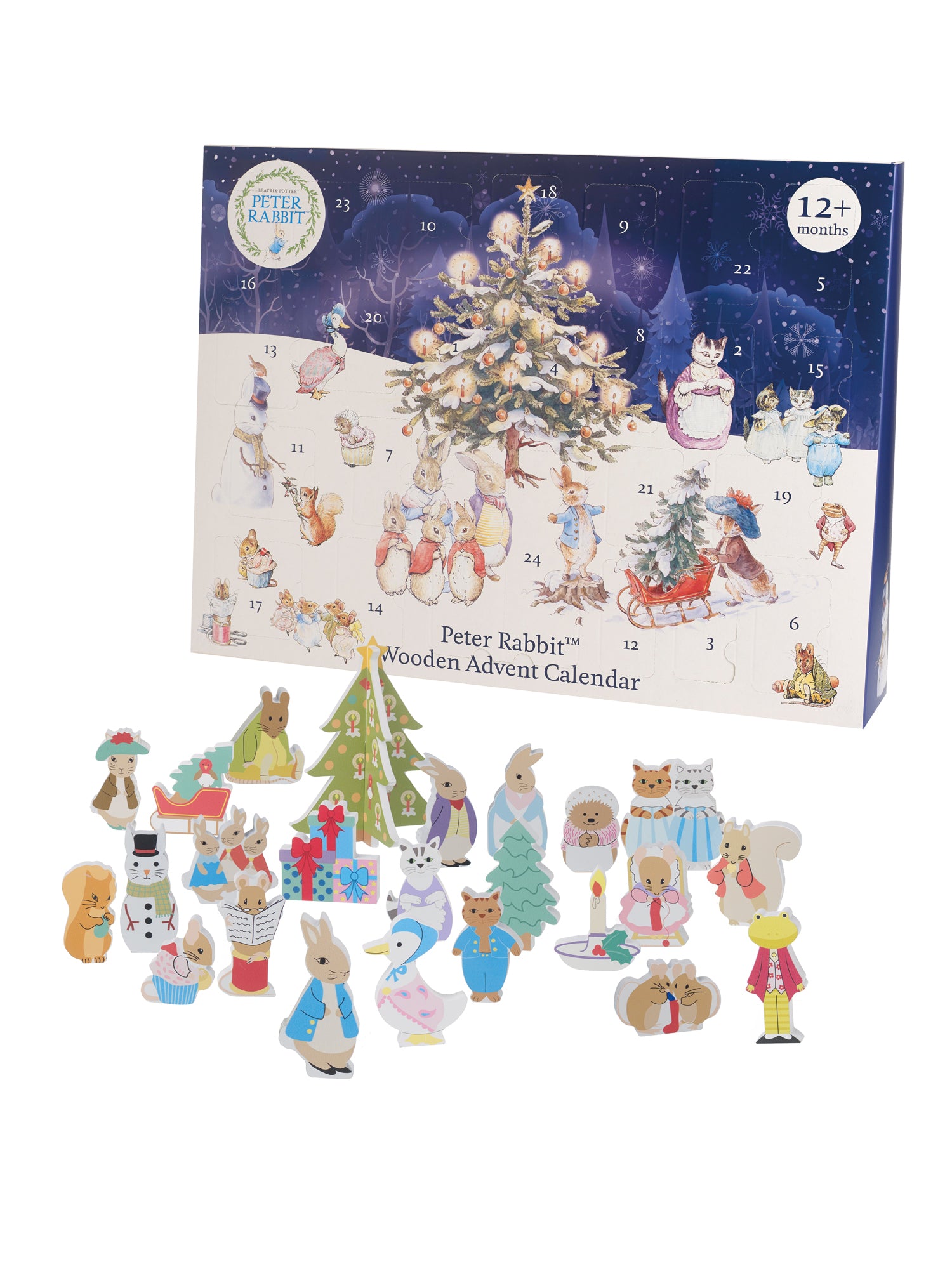 Peter Rabbit Wooden Advent Calendar