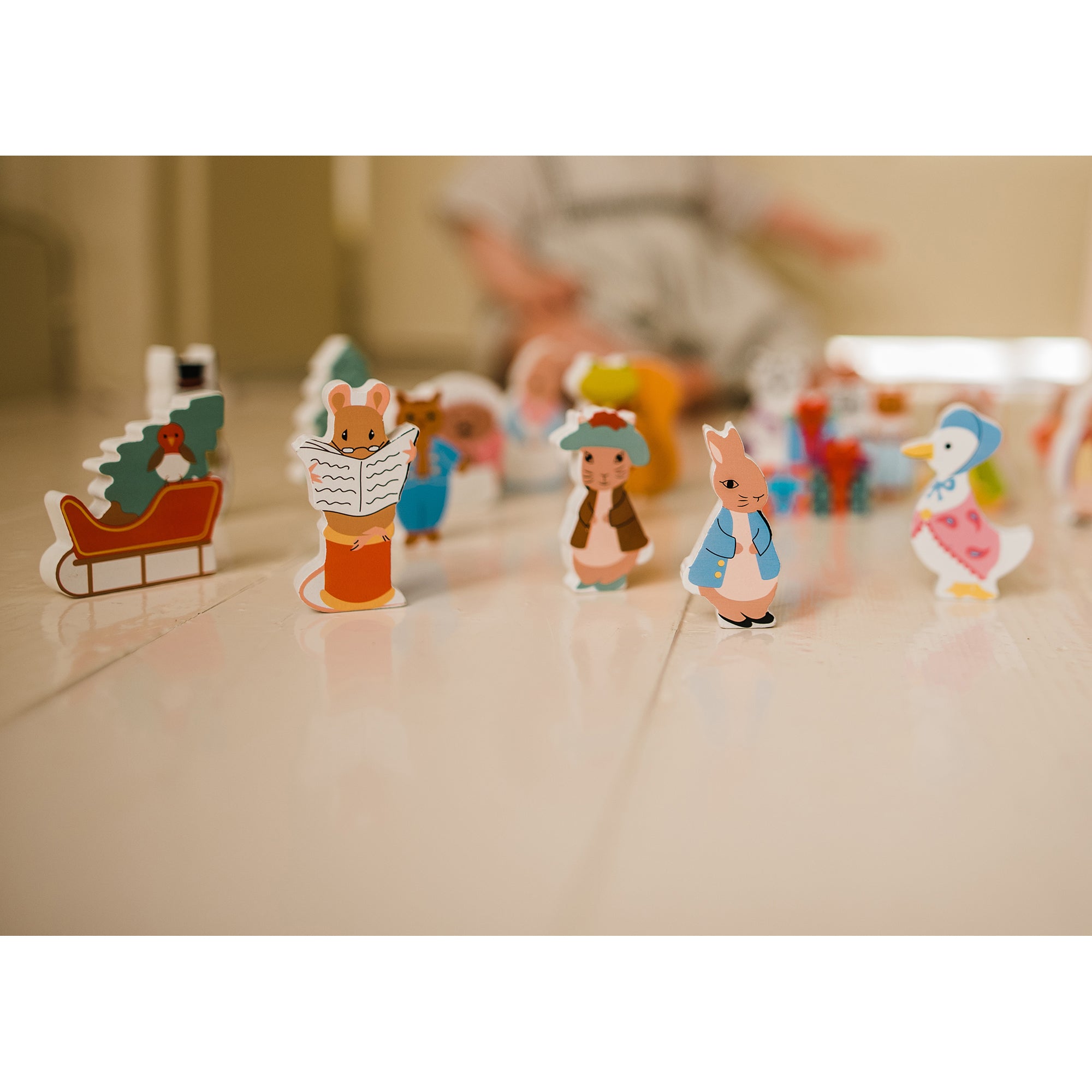 Peter Rabbit Wooden Advent Calendar