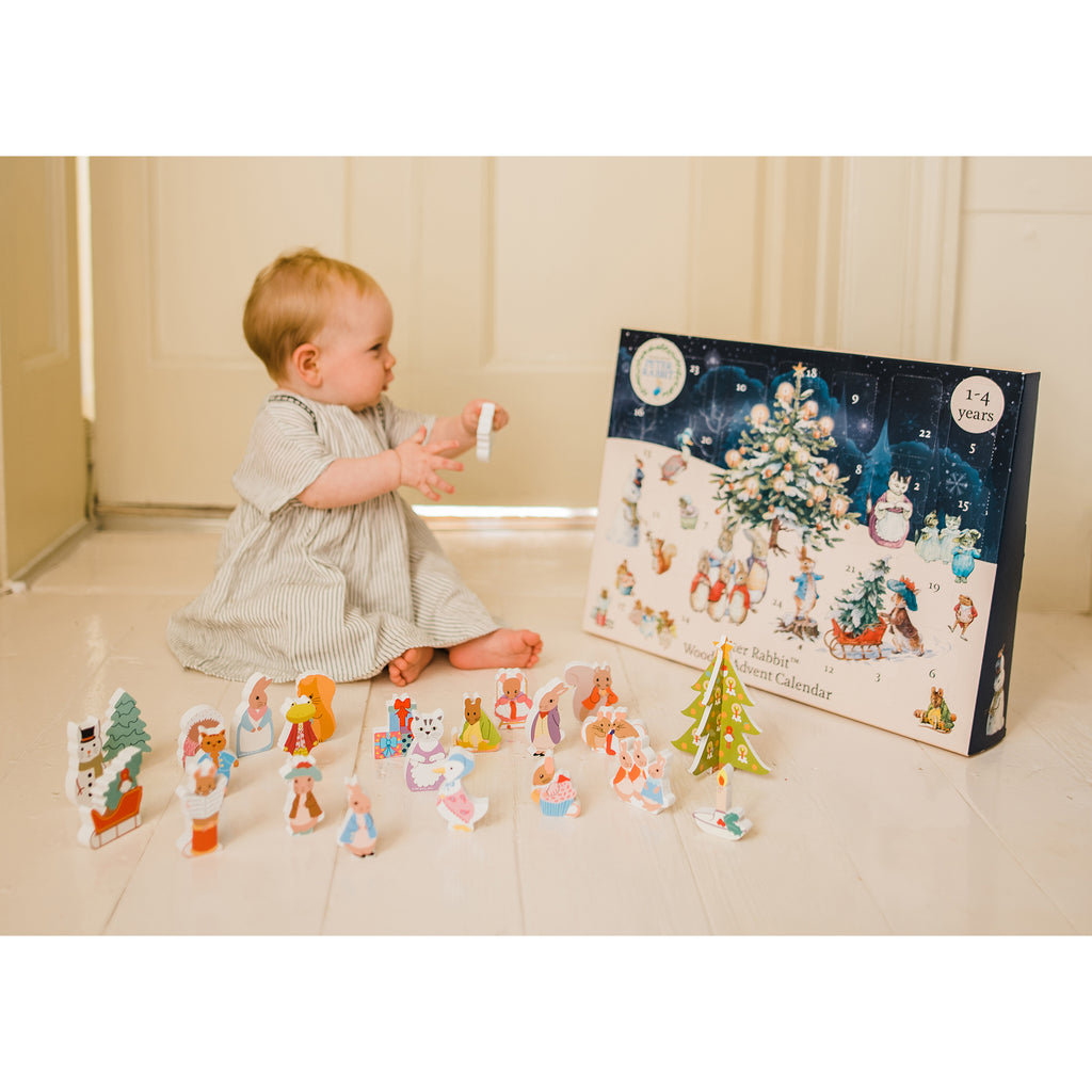Peter Rabbit Wooden Advent Calendar