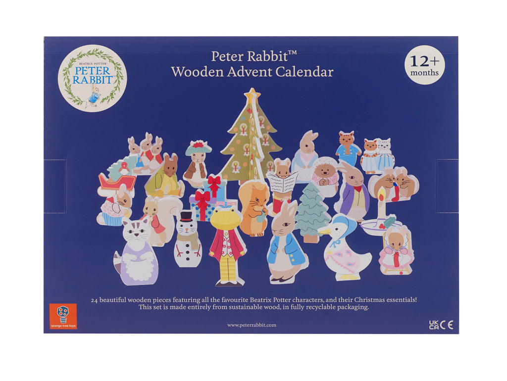 Peter Rabbit Wooden Advent Calendar