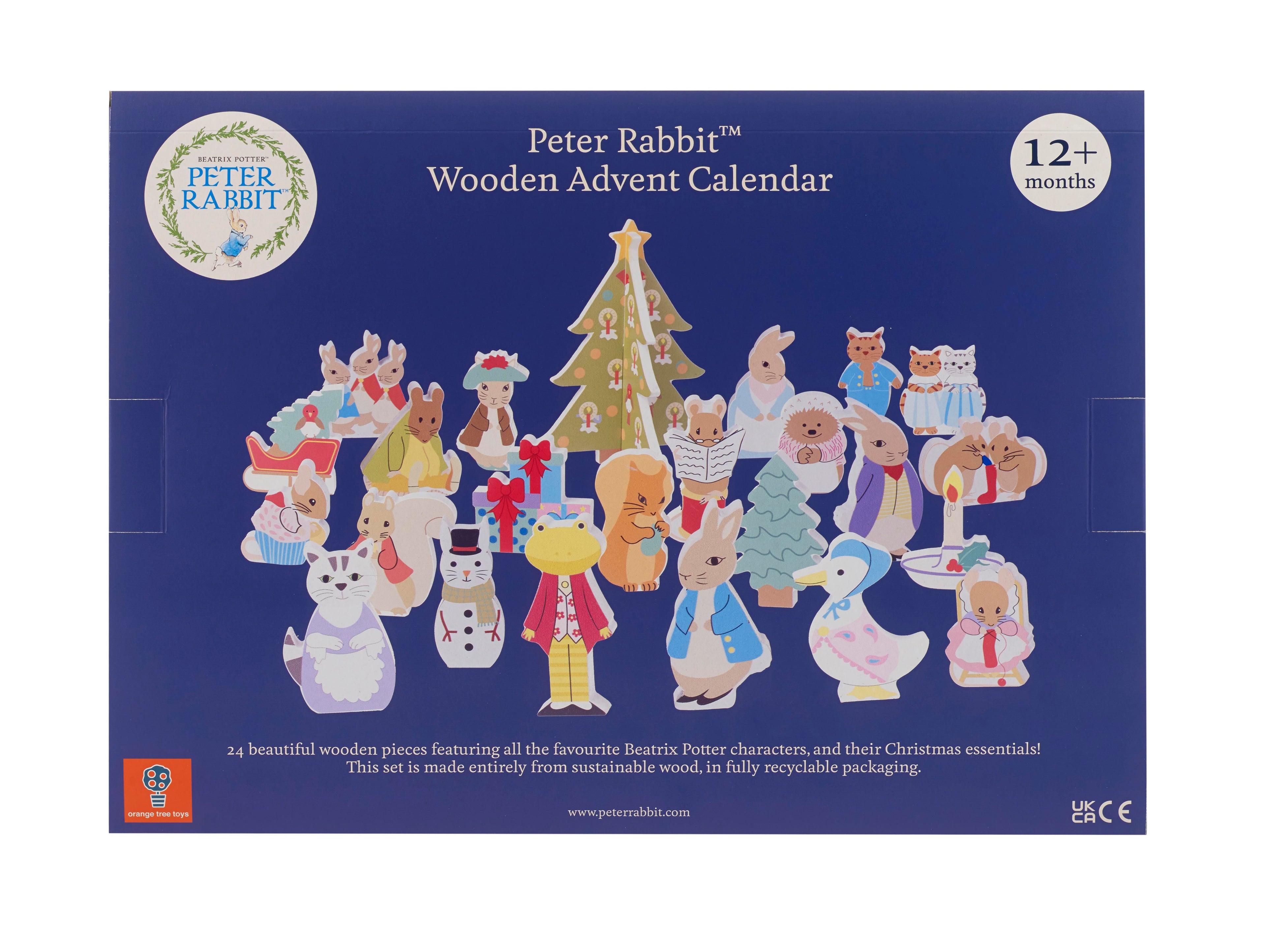 Peter Rabbit Wooden Advent Calendar