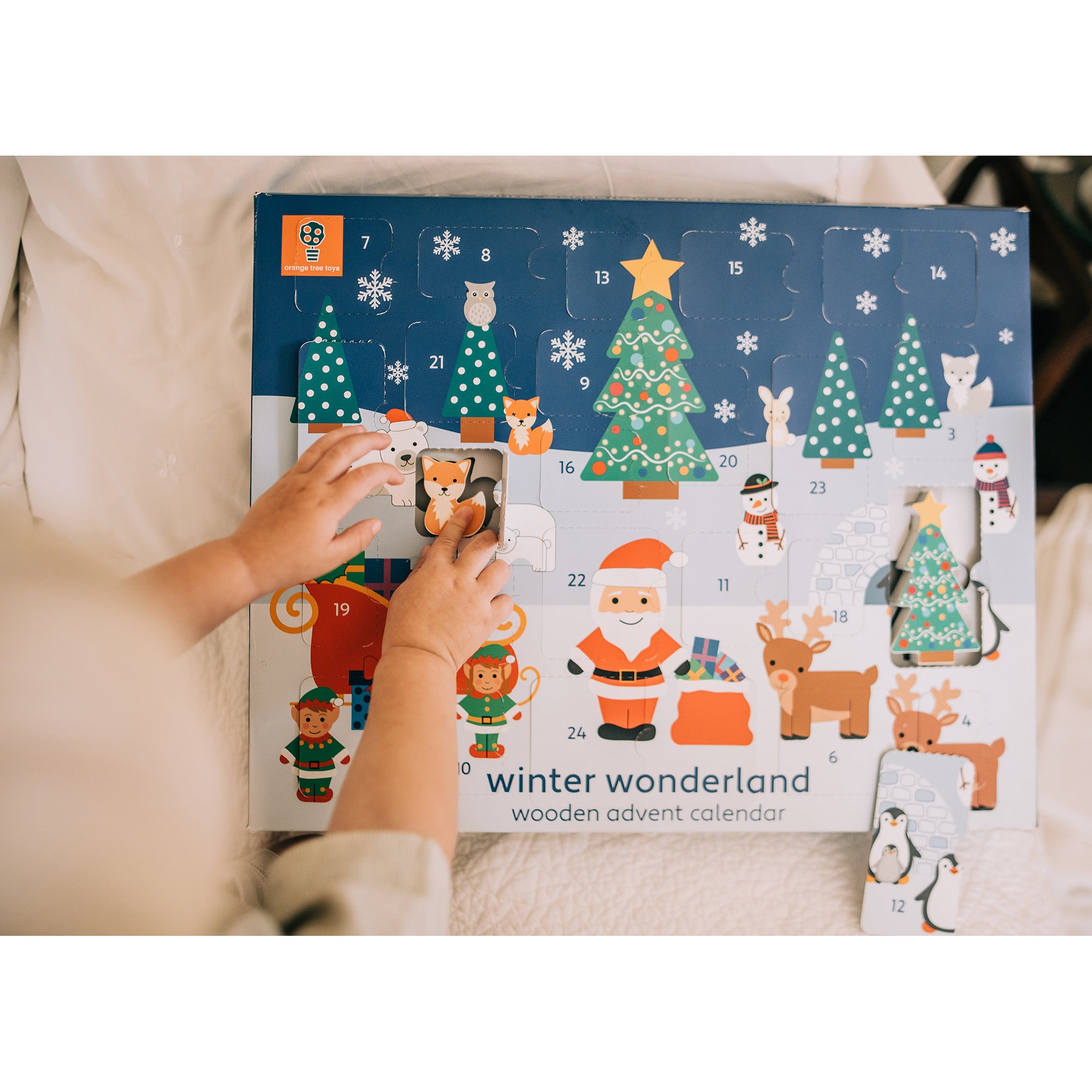 Winter Wonderland Wooden Advent Calendar