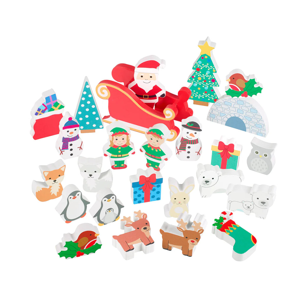 Winter Wonderland Wooden Advent Calendar