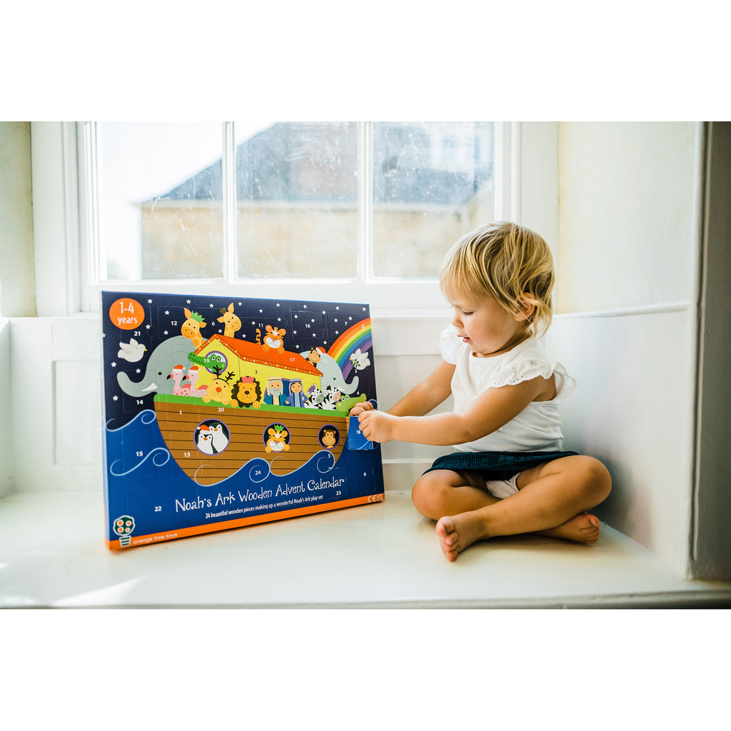 Noahs Ark Wooden Advent Calendar