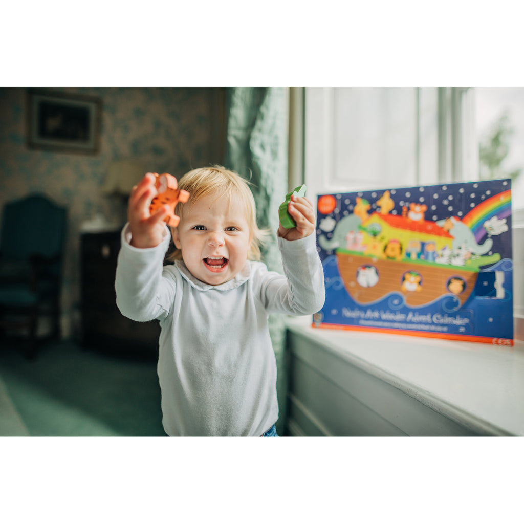 Noahs Ark Wooden Advent Calendar