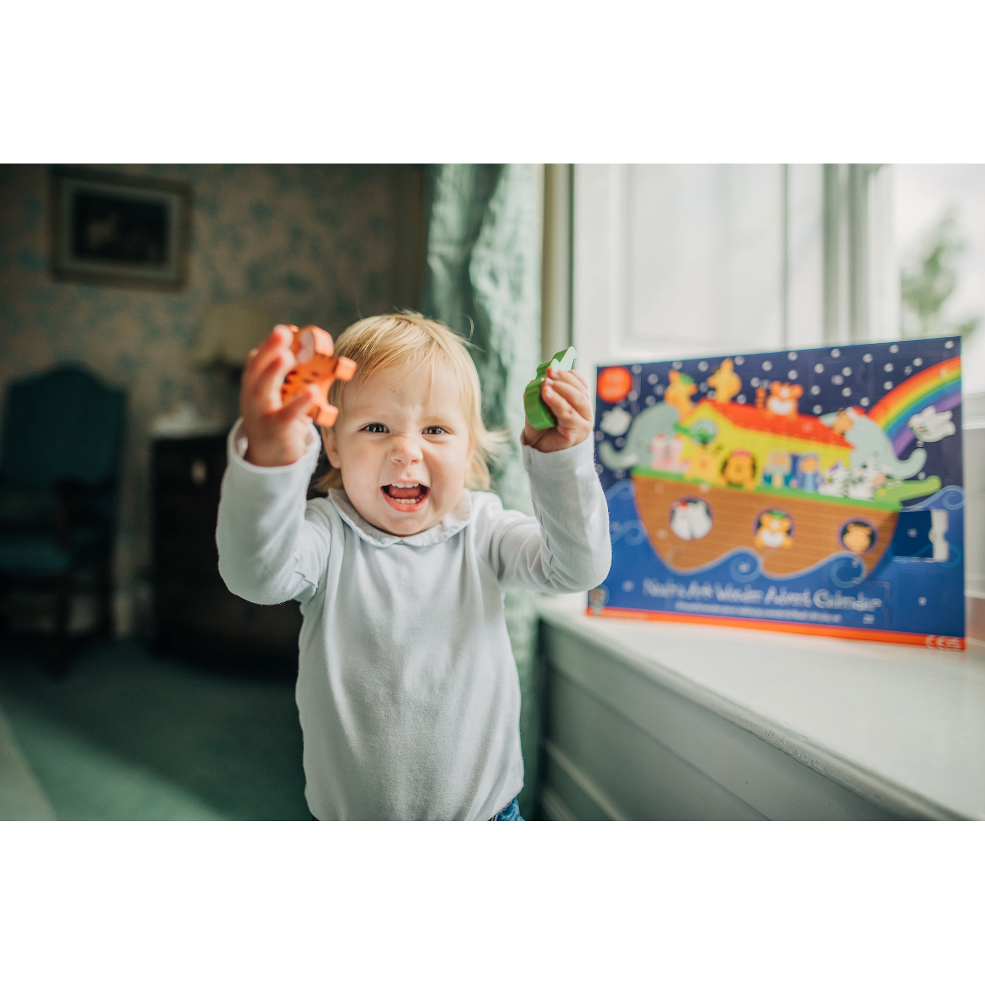 Noahs Ark Wooden Advent Calendar