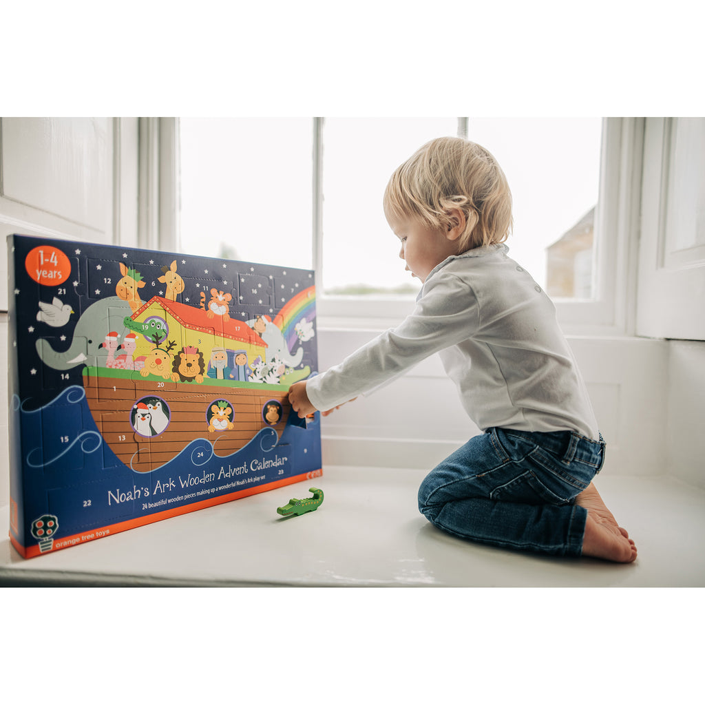 Noahs Ark Wooden Advent Calendar