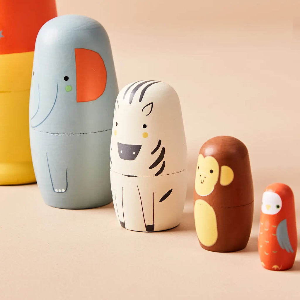 Safari Animal Nesting Dolls