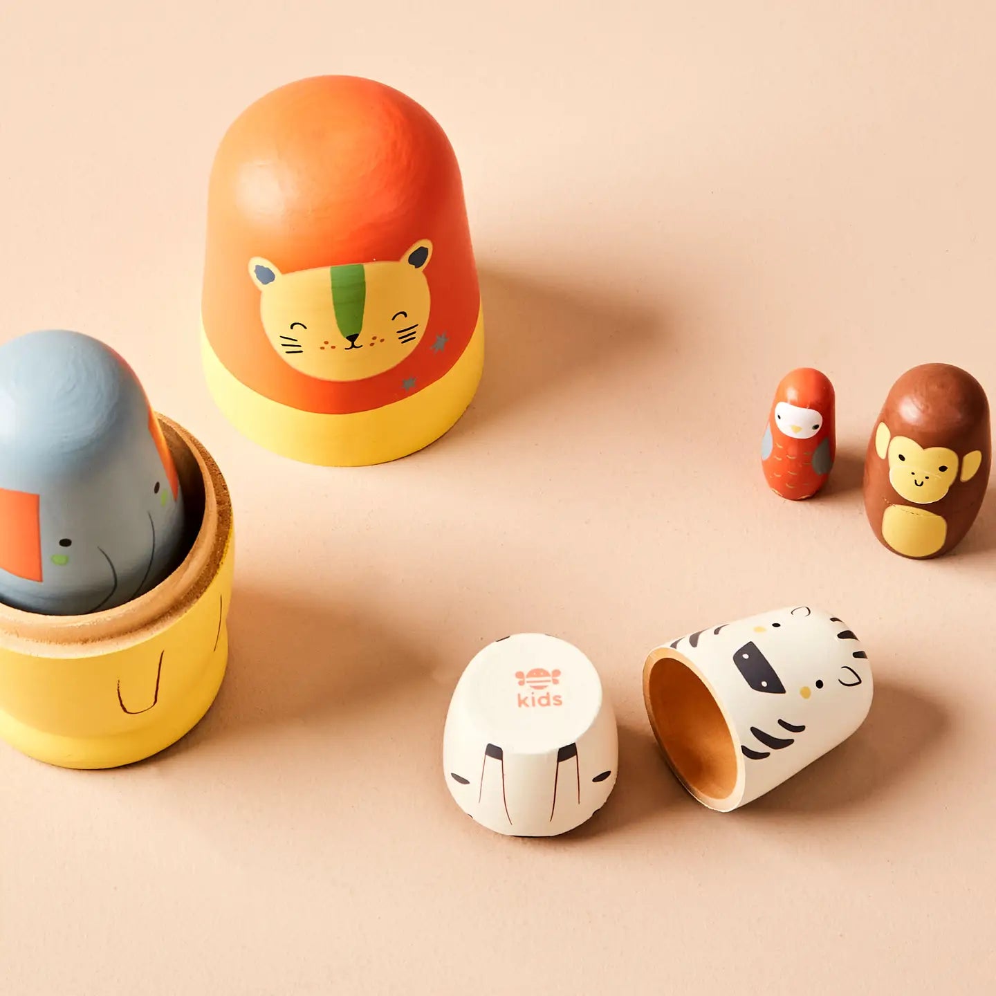 Safari Animal Nesting Dolls