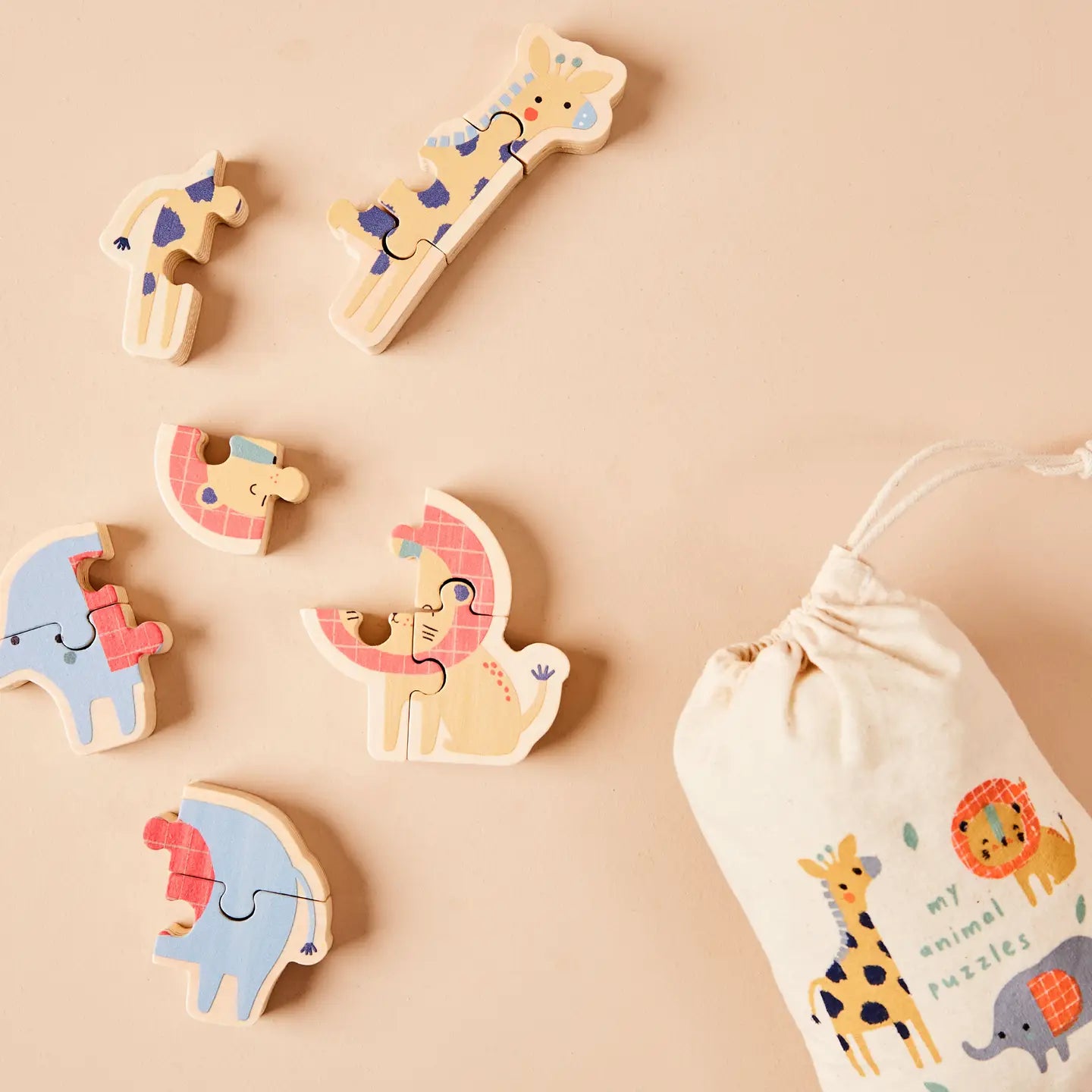 Safari Animal Puzzels